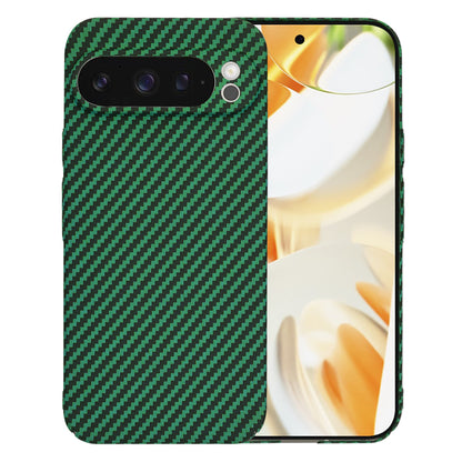 Hülle für Google Pixel 9 Pro, Techsuit, Carbonite FiberShell, Grün
