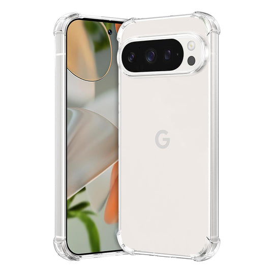Case for Google Pixel 9 Pro, Techsuit, Shockproof Clear, Transparent
