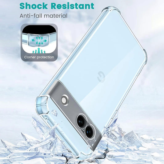Case for Google Pixel 9 Pro, Techsuit, Shockproof Clear, Transparent