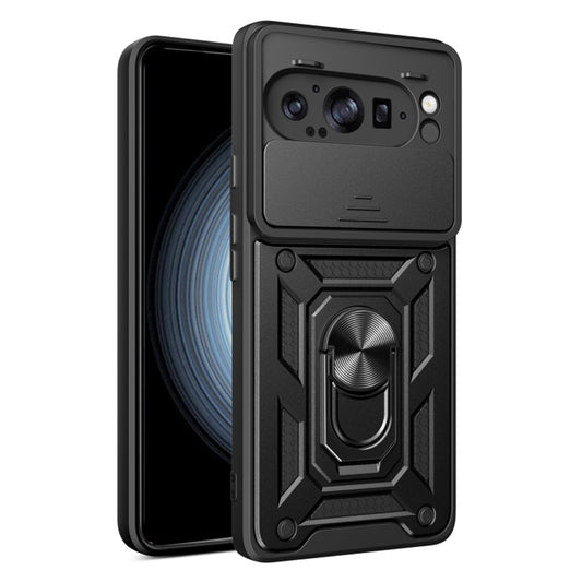 Hülle für Google Pixel 9 Pro XL, Techsuit, CamShield, Schwarz