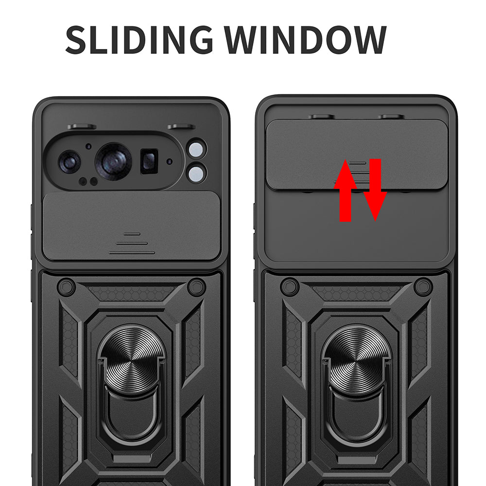 Hülle für Google Pixel 9 Pro XL, Techsuit, CamShield, Schwarz