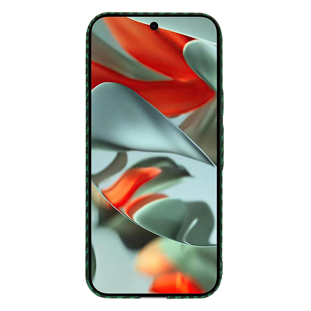 Hülle für Google Pixel 9 Pro XL, Techsuit, Carbonite FiberShell, Grün