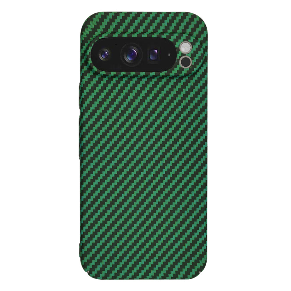 Hülle für Google Pixel 9 Pro XL, Techsuit, Carbonite FiberShell, Grün