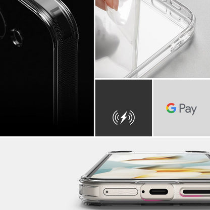 Hülle für Google Pixel 9a, Ringke, Fusion, Matt Transparent