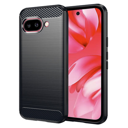 Hülle für Google Pixel 9a, Techsuit, Carbon, Schwarz