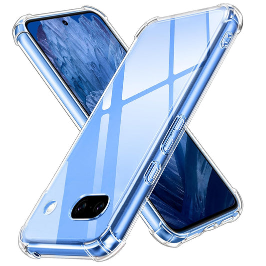 Hülle für Google Pixel 9a, Techsuit, stoßfest klar, transparent