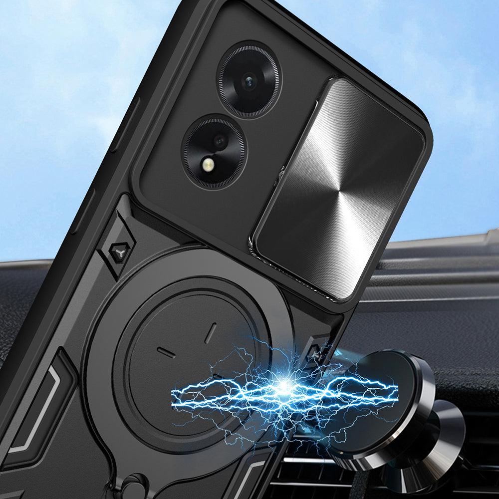 Hülle für Honor 200 Lite, Techsuit, CamGuard Pro, Schwarz