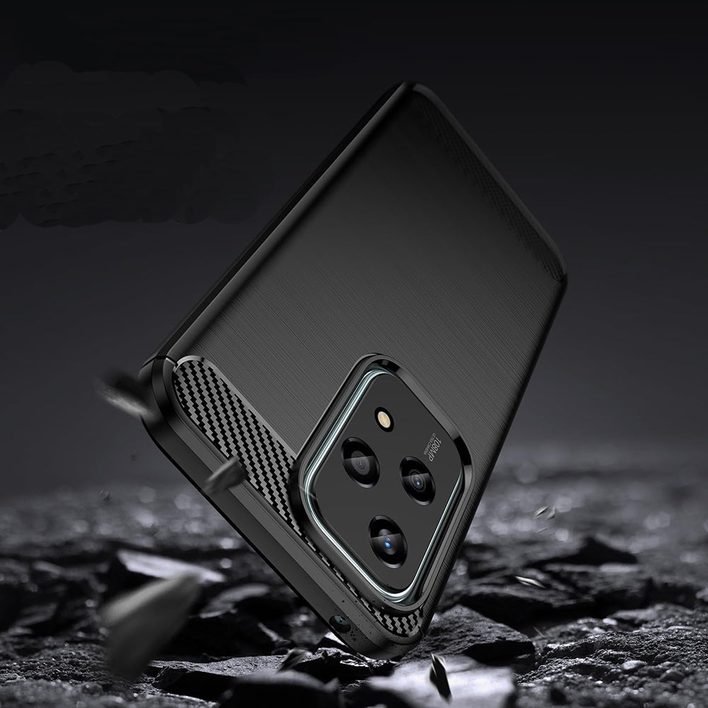 Case for Honor 200 Lite, Techsuit, Carbon, Black