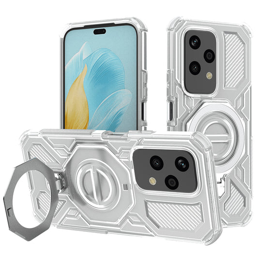 Hülle für Honor 200 Lite, Techsuit, Carbon Shield Pro, Weiß