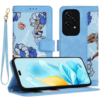 Hülle für Honor 200 Lite, Techsuit, FlipCraft, Blau