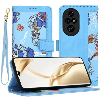 Hülle für Honor 200 Pro, Techsuit, FlipCraft, Blau
