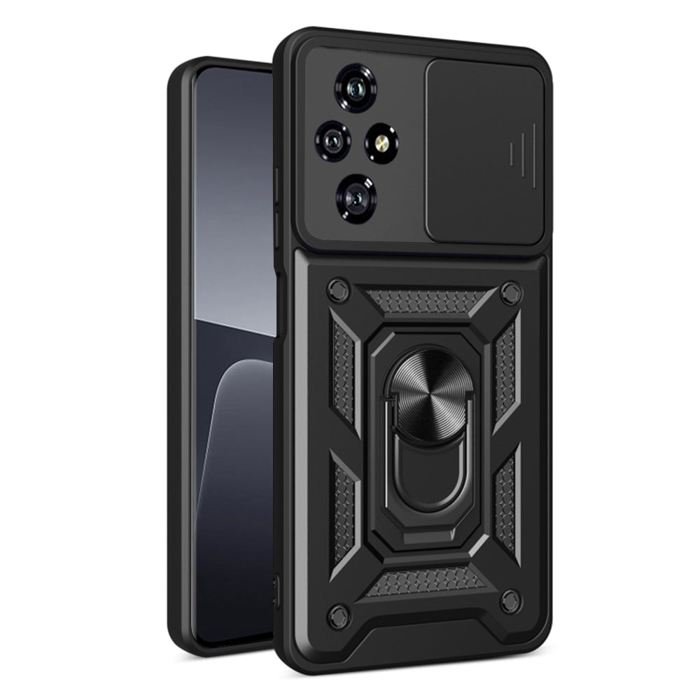 Hülle für Honor 200, Techsuit, CamShield, Schwarz