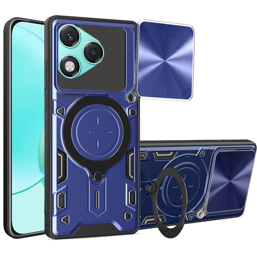 Hülle für Honor 400 Lite, Techsuit, CamGuard Pro, Blau
