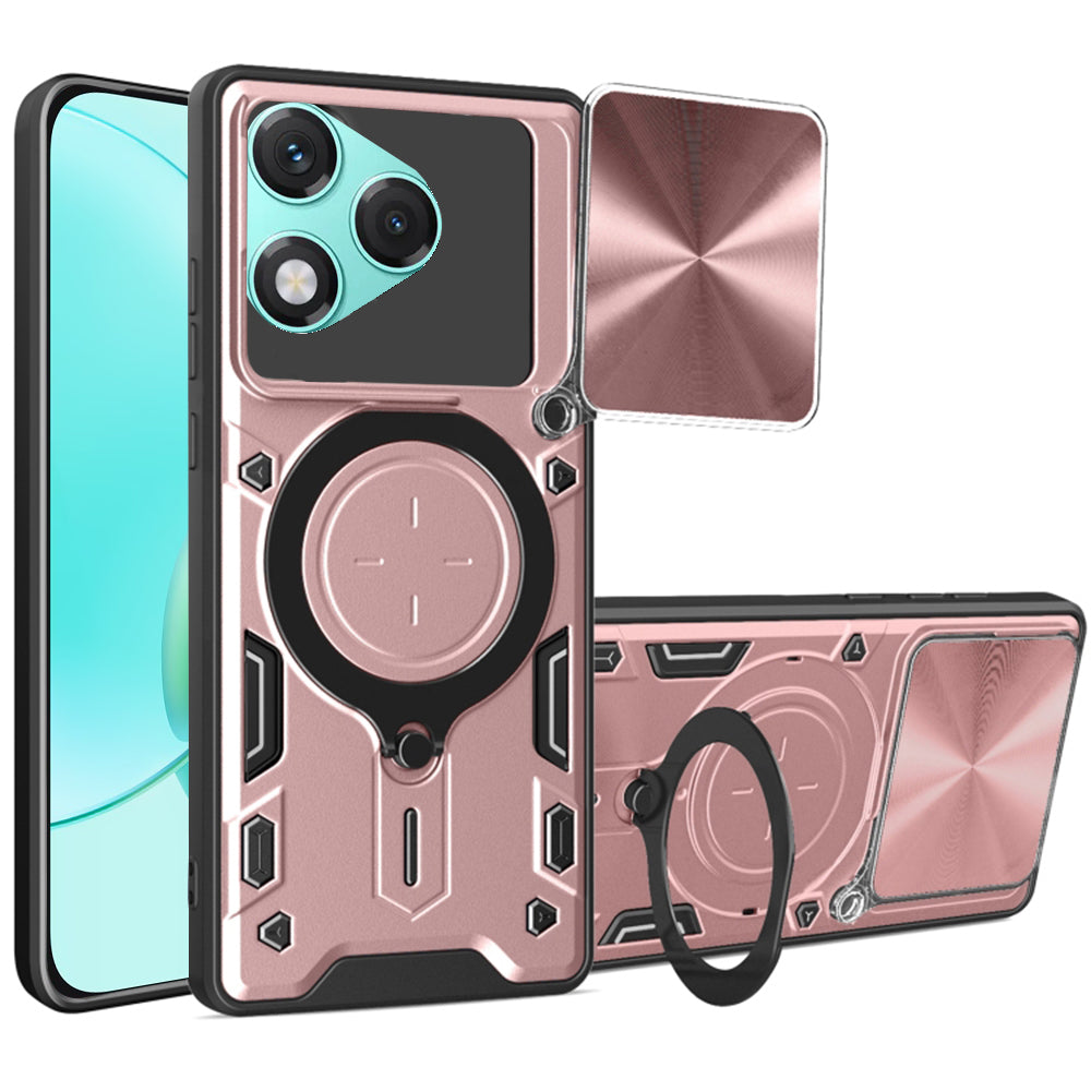Hülle für Honor 400 Lite, Techsuit, CamGuard Pro, Roségold