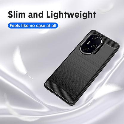 Hülle für Honor 400 Pro, Techsuit, Carbon, Schwarz