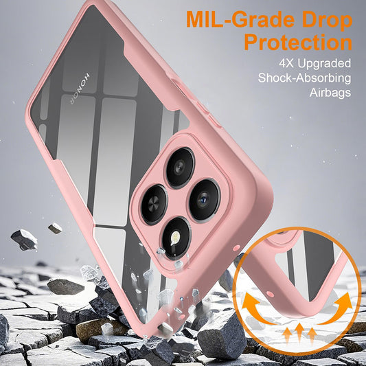 Hülle für Honor 400 Smart 4G / X7d 4G / 400 Smart 5G, Techsuit, ColorVerse 360, Rosa