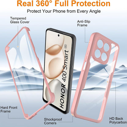 Case for Honor 400 Smart 4G / X7d 4G / 400 Smart 5G, Techsuit, ColorVerse 360, Pink