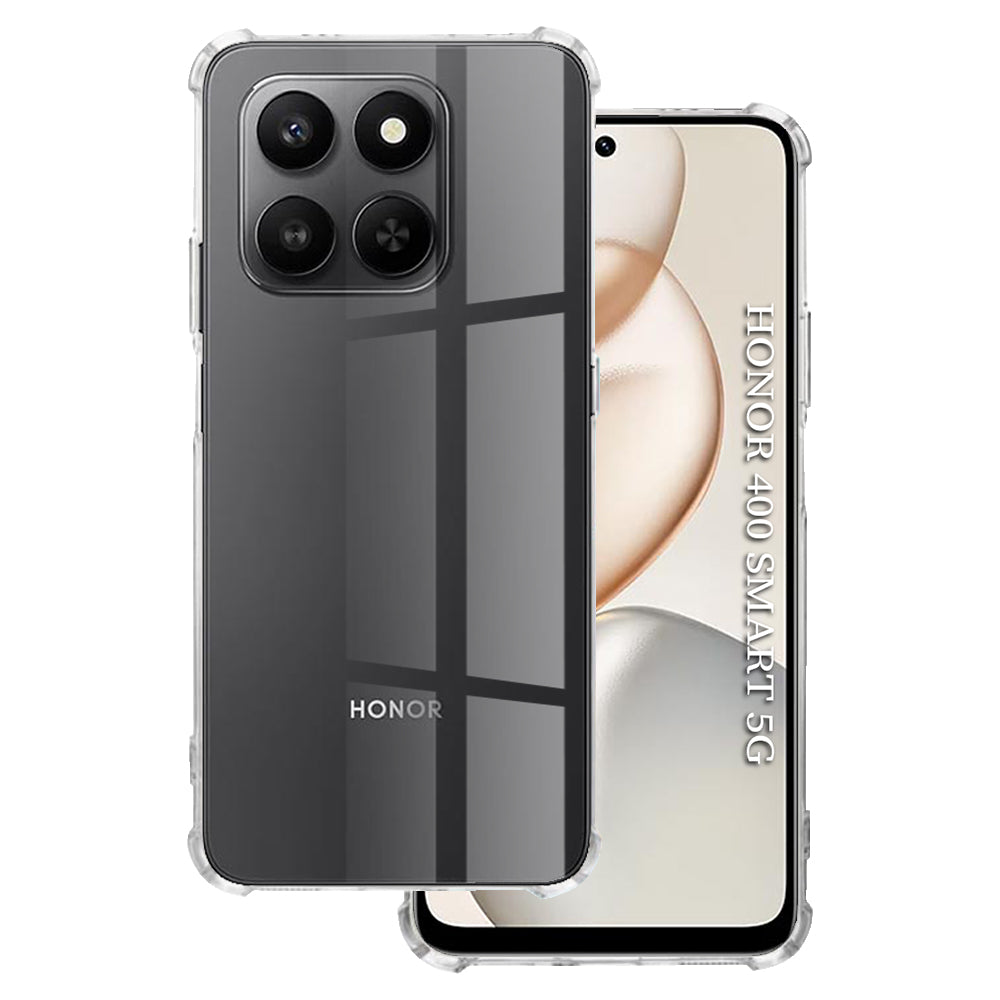 Hülle für Honor 400 Smart 4G / X7d 4G / 400 Smart 5G, Techsuit, stoßfest klar, transparent