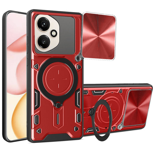 Hülle für Honor 400, Techsuit, CamGuard Pro, Rot