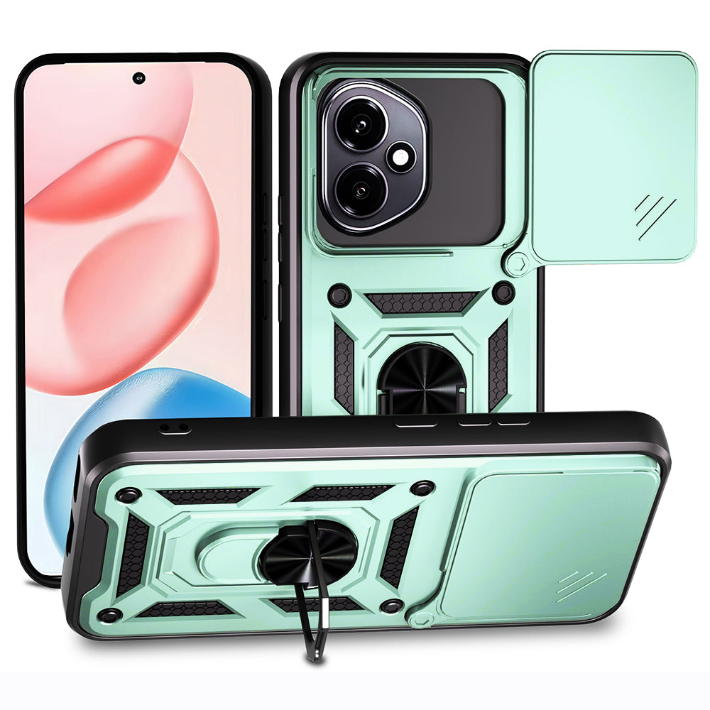 Hülle für Honor 400, Techsuit, CamShield, Grün