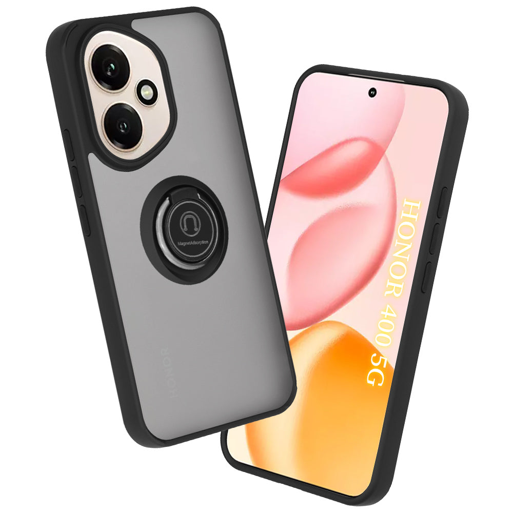 Hülle für Honor 400, Techsuit, Glinth, Schwarz