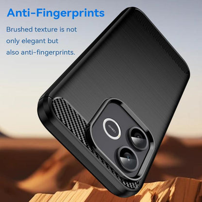 Hülle für Honor 600 Lite, Techsuit, Carbon, Schwarz