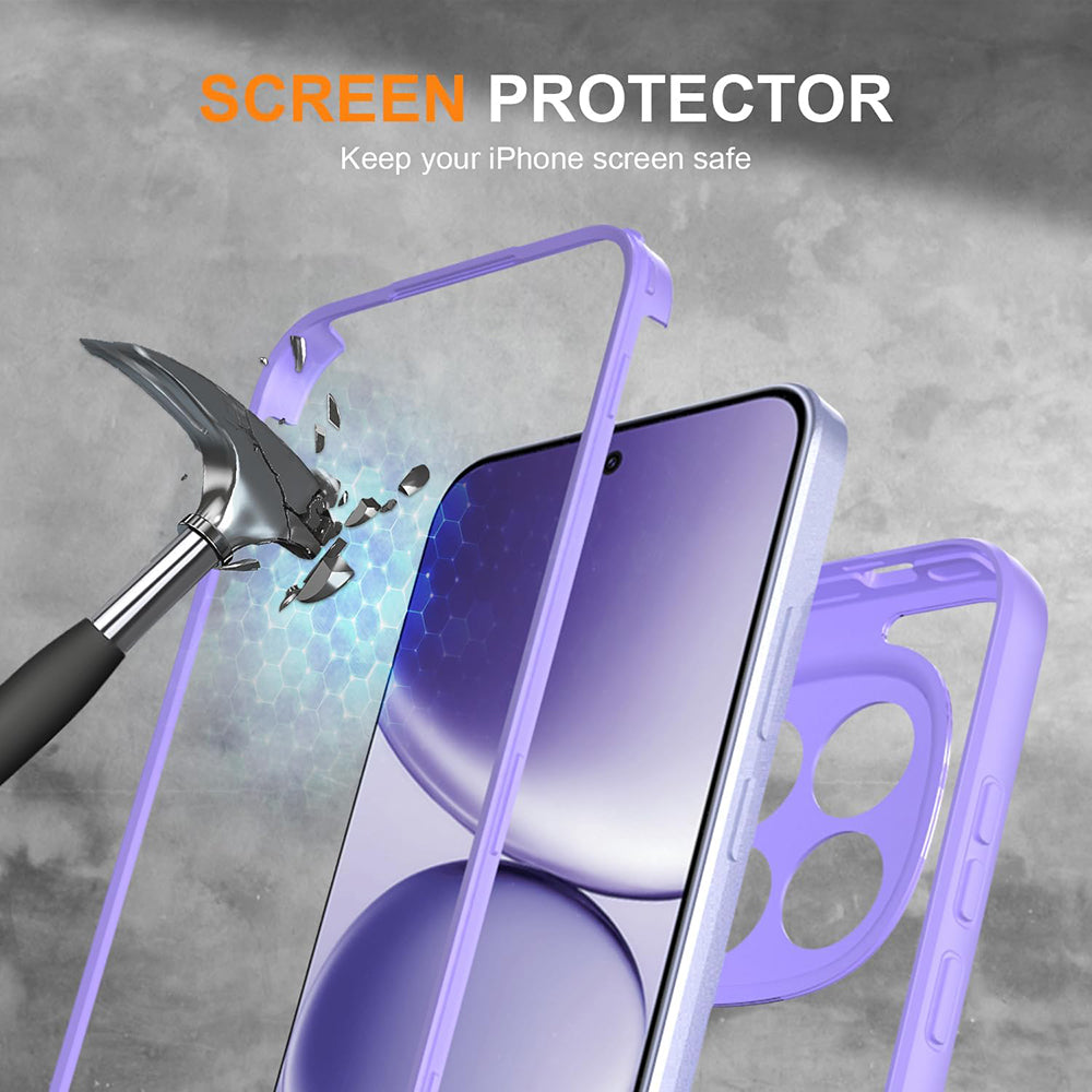 Case for Honor 600 Lite, Techsuit, ColorVerse 360, Purple