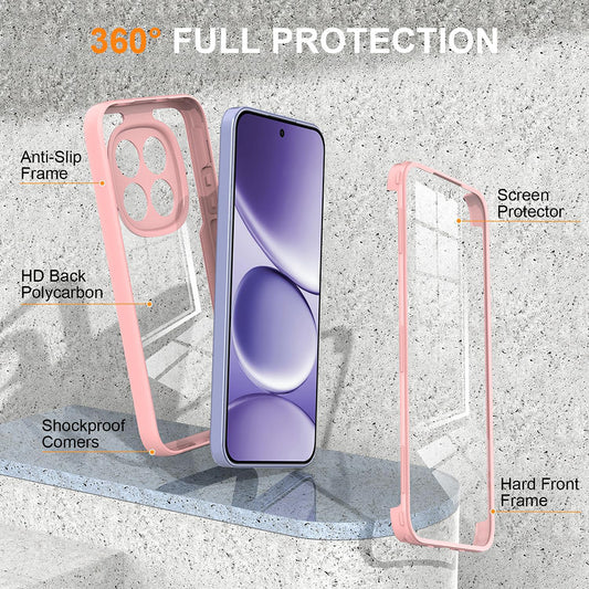 Hülle für Honor 600 Lite, Techsuit, ColorVerse 360, Rosa