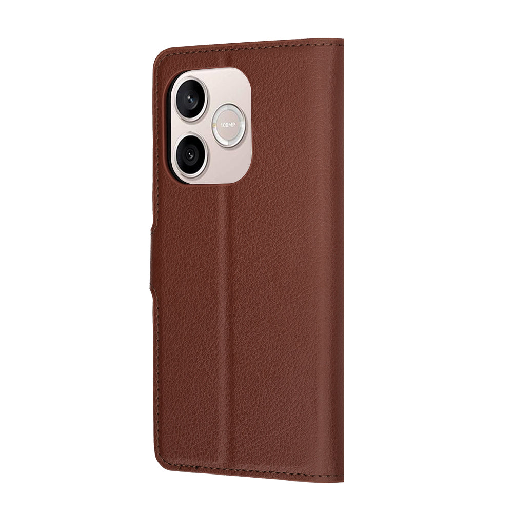Hülle für Honor 600 Lite, Techsuit, Leather Folio, Braun