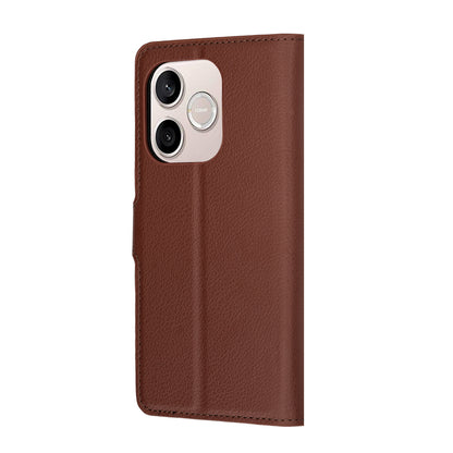 Hülle für Honor 600 Lite, Techsuit, Leather Folio, Braun