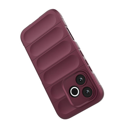 Hülle für Honor 600 Lite, Techsuit, Magic Shield, Weinrot