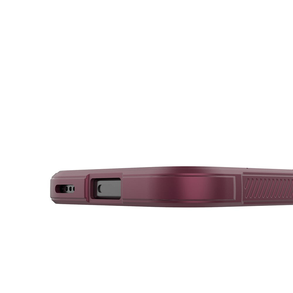 Hülle für Honor 600 Lite, Techsuit, Magic Shield, Weinrot