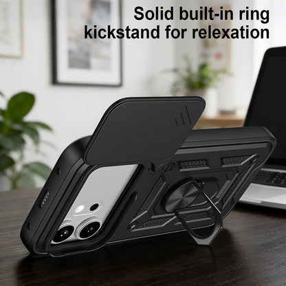 Hülle für Honor 600 Pro / 600, Techsuit, CamShield, Schwarz