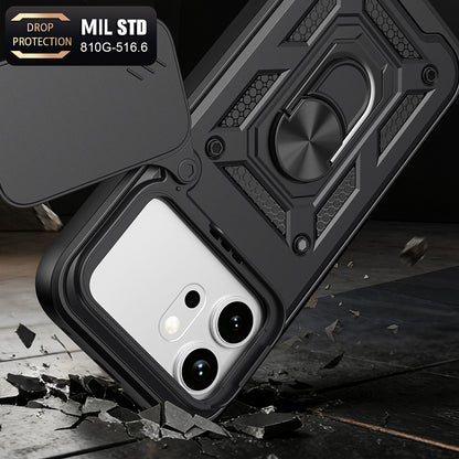 Hülle für Honor 600 Pro / 600, Techsuit, CamShield, Schwarz