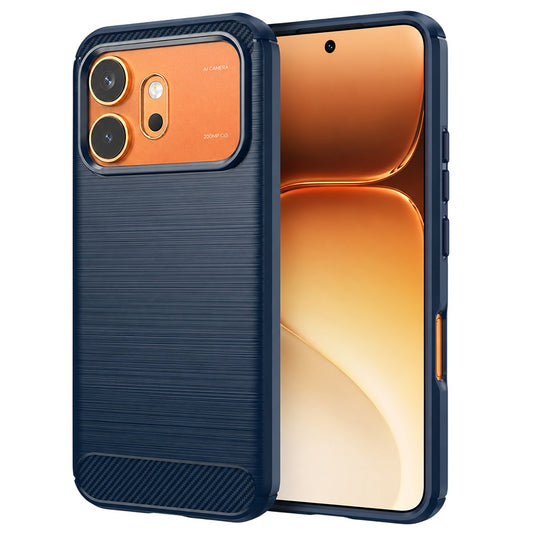 Hülle für Honor 600 Pro / 600, Techsuit, Carbon, Blau