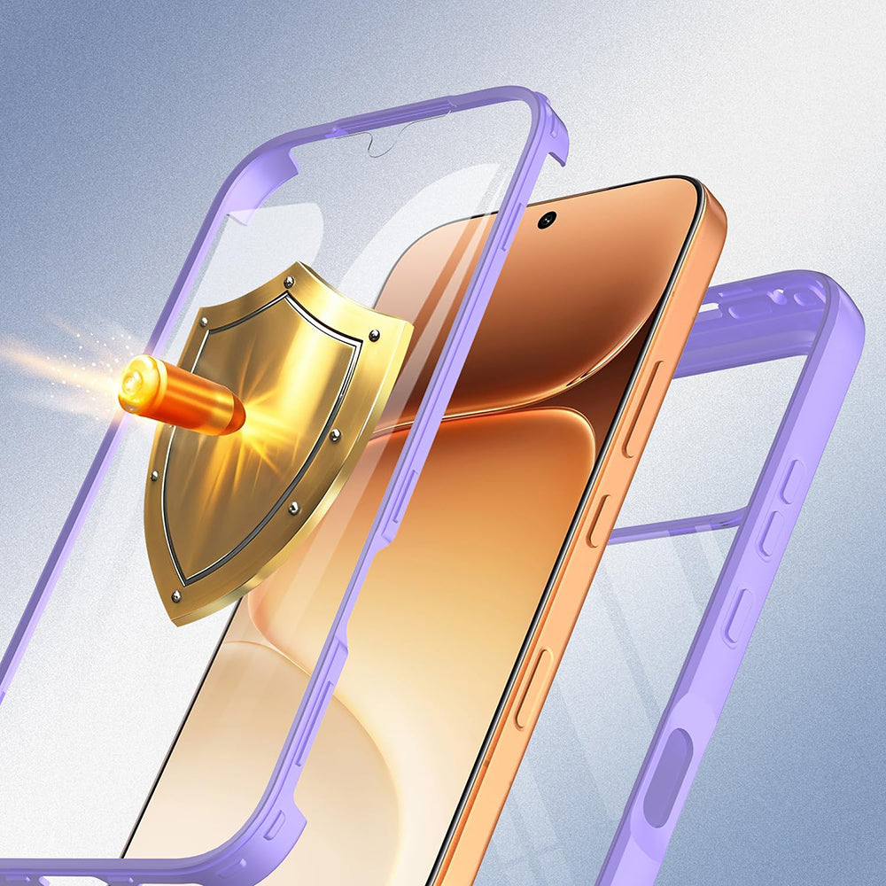 Hülle für Honor 600 Pro / 600, Techsuit, ColorVerse 360, Lila