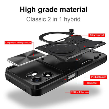 Hülle für Honor 600 Smart, Techsuit, CamGuard Pro, Lila