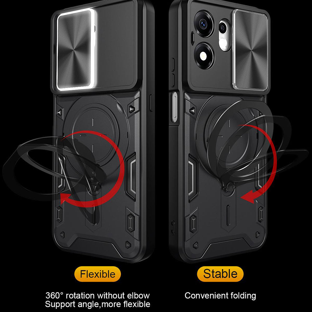 Hülle für Honor 600 Smart, Techsuit, CamGuard Pro, Lila