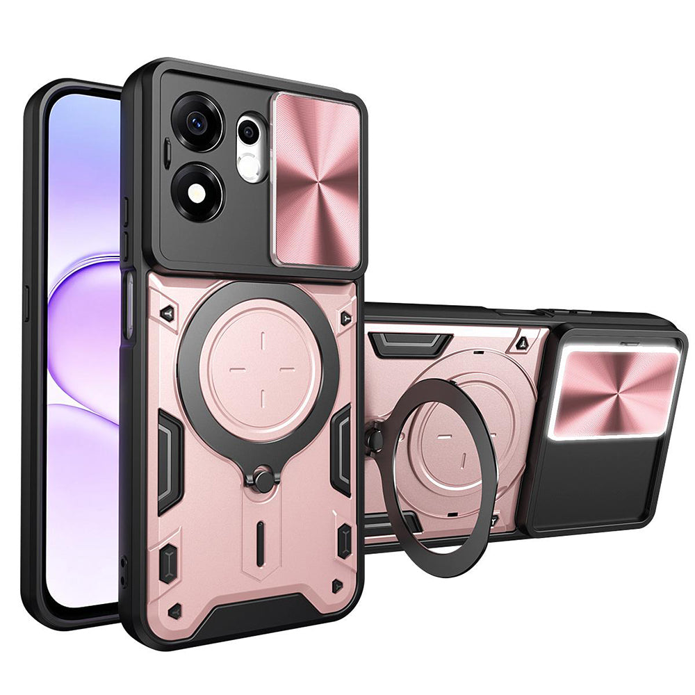 Hülle für Honor 600 Smart, Techsuit, CamGuard Pro, Roségold