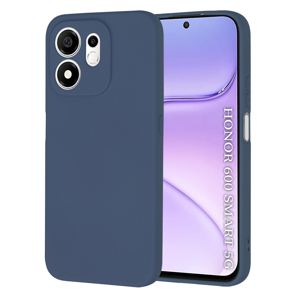 Hülle für Honor 600 Smart, Techsuit, SoftFlex, Marineblau