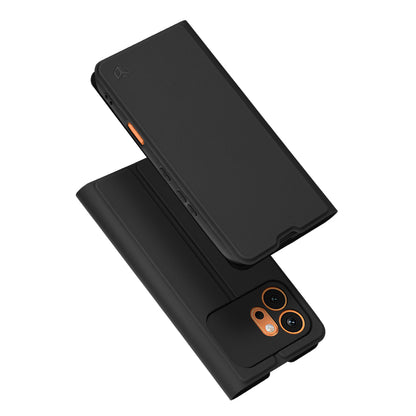 Hülle für Honor 600, Techsuit, Magskin Book, Schwarz
