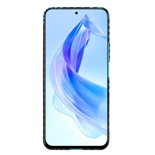 Hülle für Honor 90 Lite, Techsuit, Carbonite FiberShell, Schwarz Blau