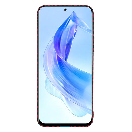 Hülle für Honor 90 Lite, Techsuit, Carbonite FiberShell, Rot