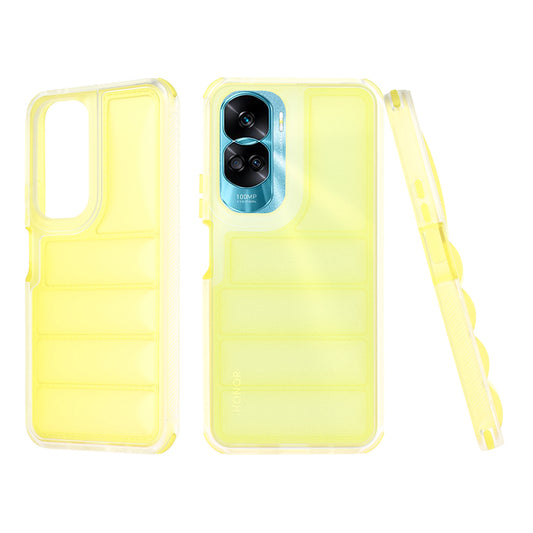 Hülle für Honor 90 Lite, Techsuit, Wave Shield, Gelb
