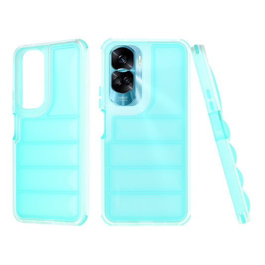 Hülle für Honor 90 Lite, Techsuit, Wave Shield, Türkis