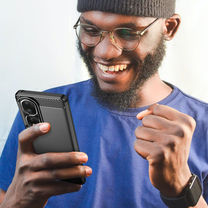Hülle für Honor 90 Pro / 80 Pro, Techsuit, Carbon, Schwarz