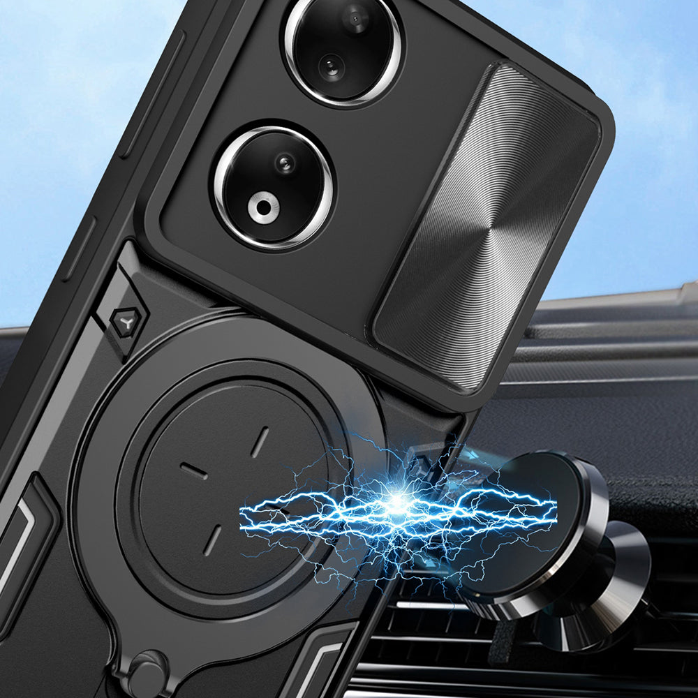 Hülle für Honor 90, Techsuit, CamGuard Pro, Schwarz