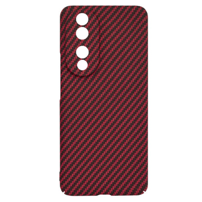Hülle für Honor 90, Techsuit, Carbonite FiberShell, Rot