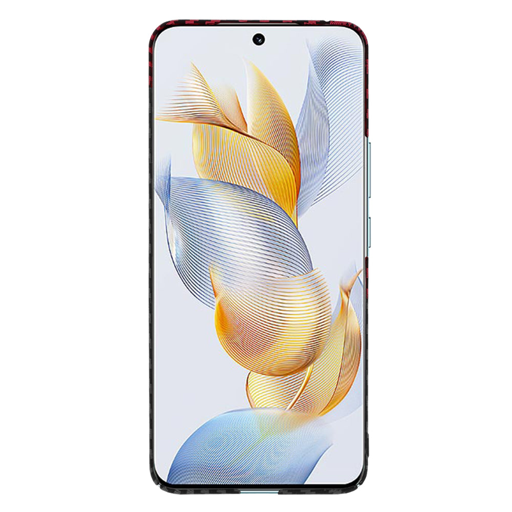 Hülle für Honor 90, Techsuit, Carbonite FiberShell, Schwarz Rot