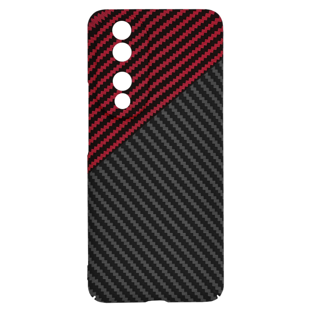 Hülle für Honor 90, Techsuit, Carbonite FiberShell, Schwarz Rot
